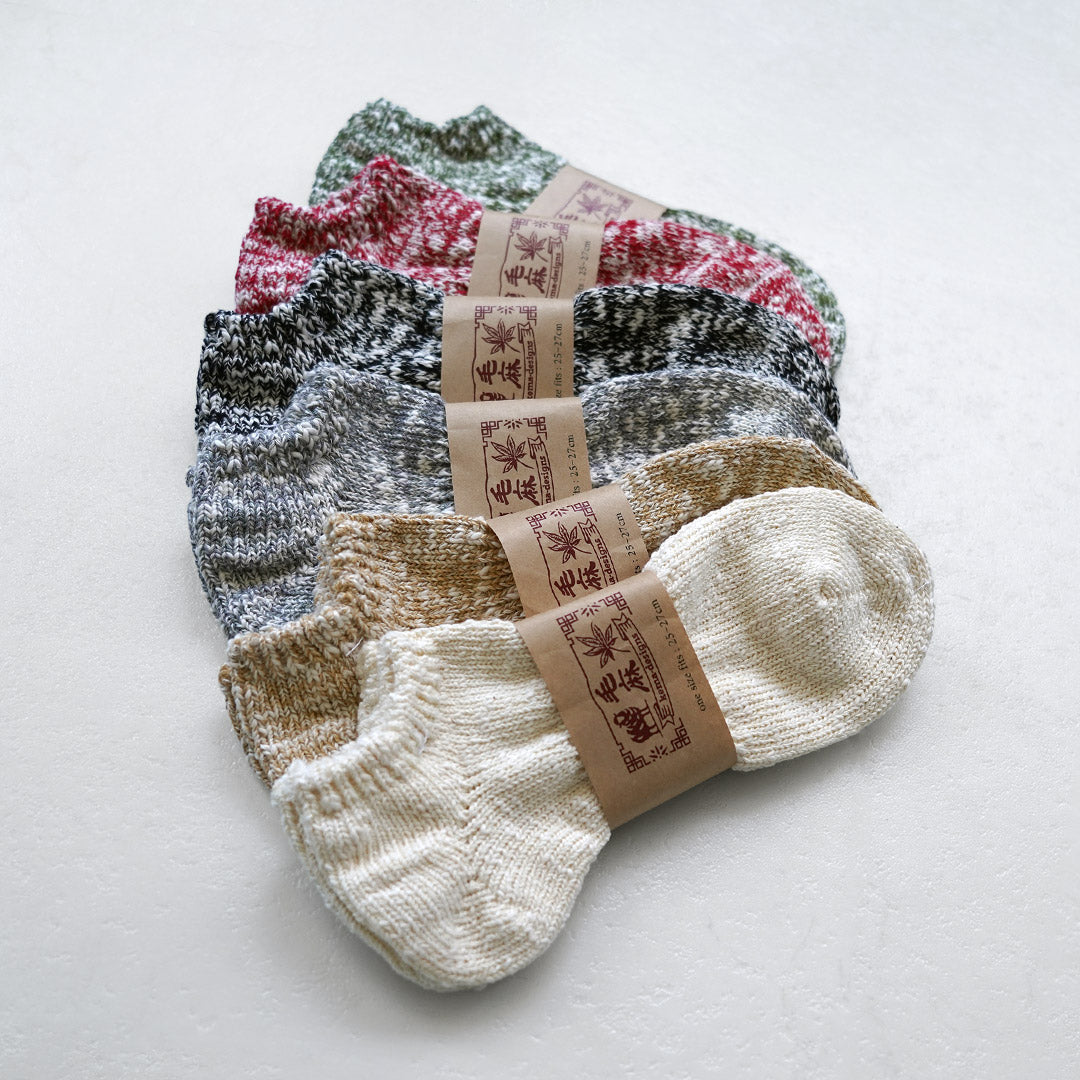 KEMA DESIGNS / Hemp Ankle Socks