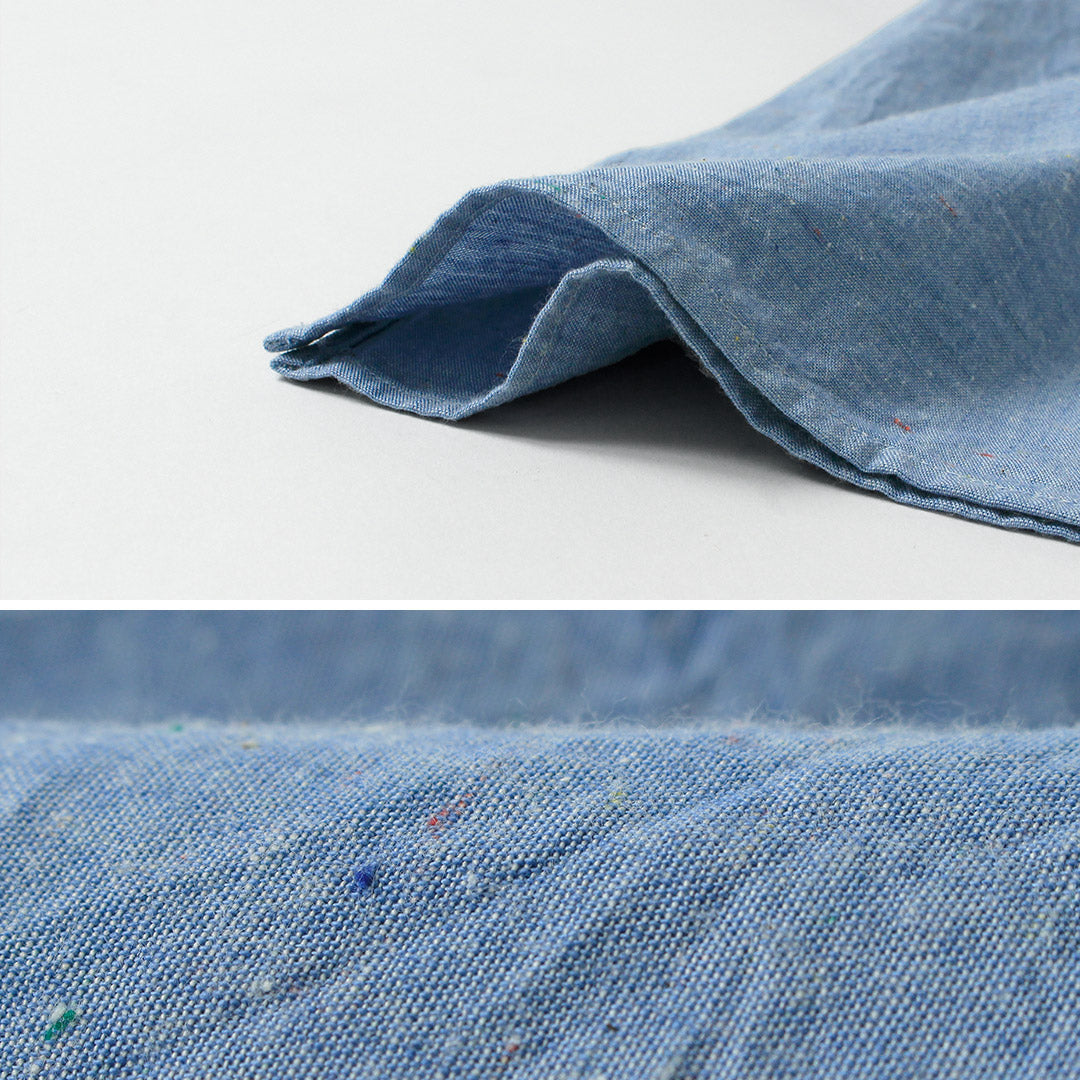 HARROWE HARROWE / 5oz 彩色 Neped Chambray 开领衬衫