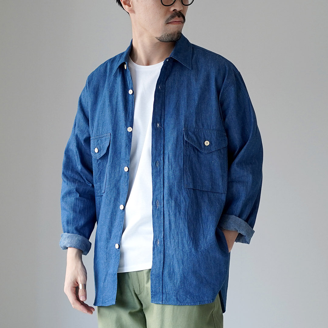 KEMA DESIGNS / 棉麻农夫衬衫