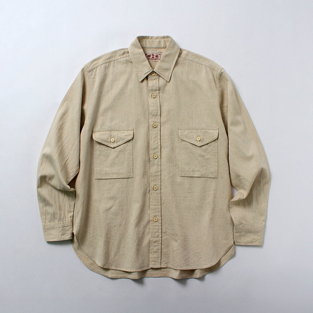 KEMA DESIGNS / 棉麻农夫衬衫