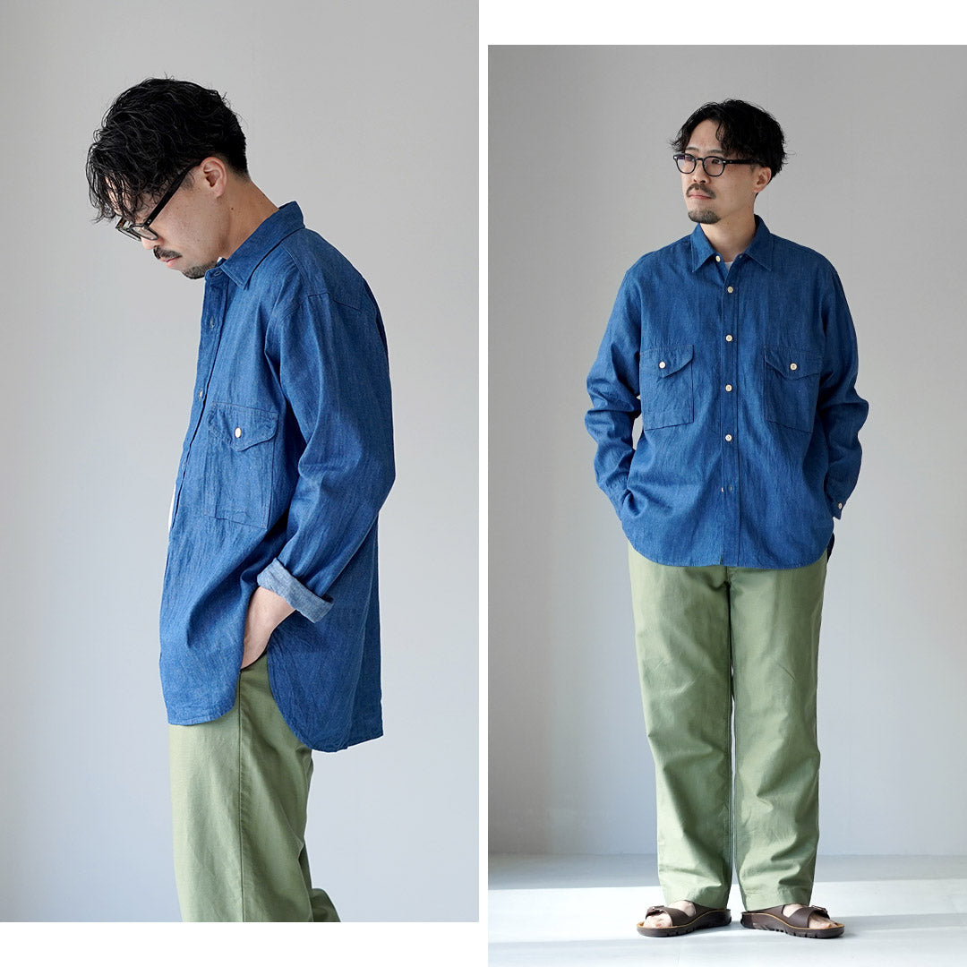 KEMA DESIGNS / 棉麻农夫衬衫