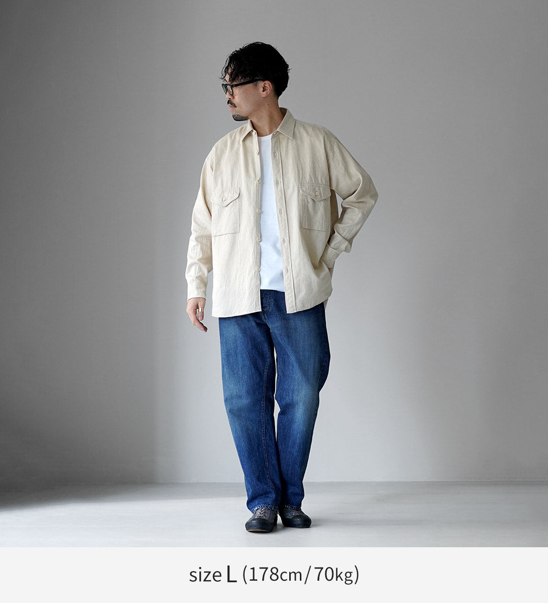 KEMA DESIGNS / 棉麻农夫衬衫