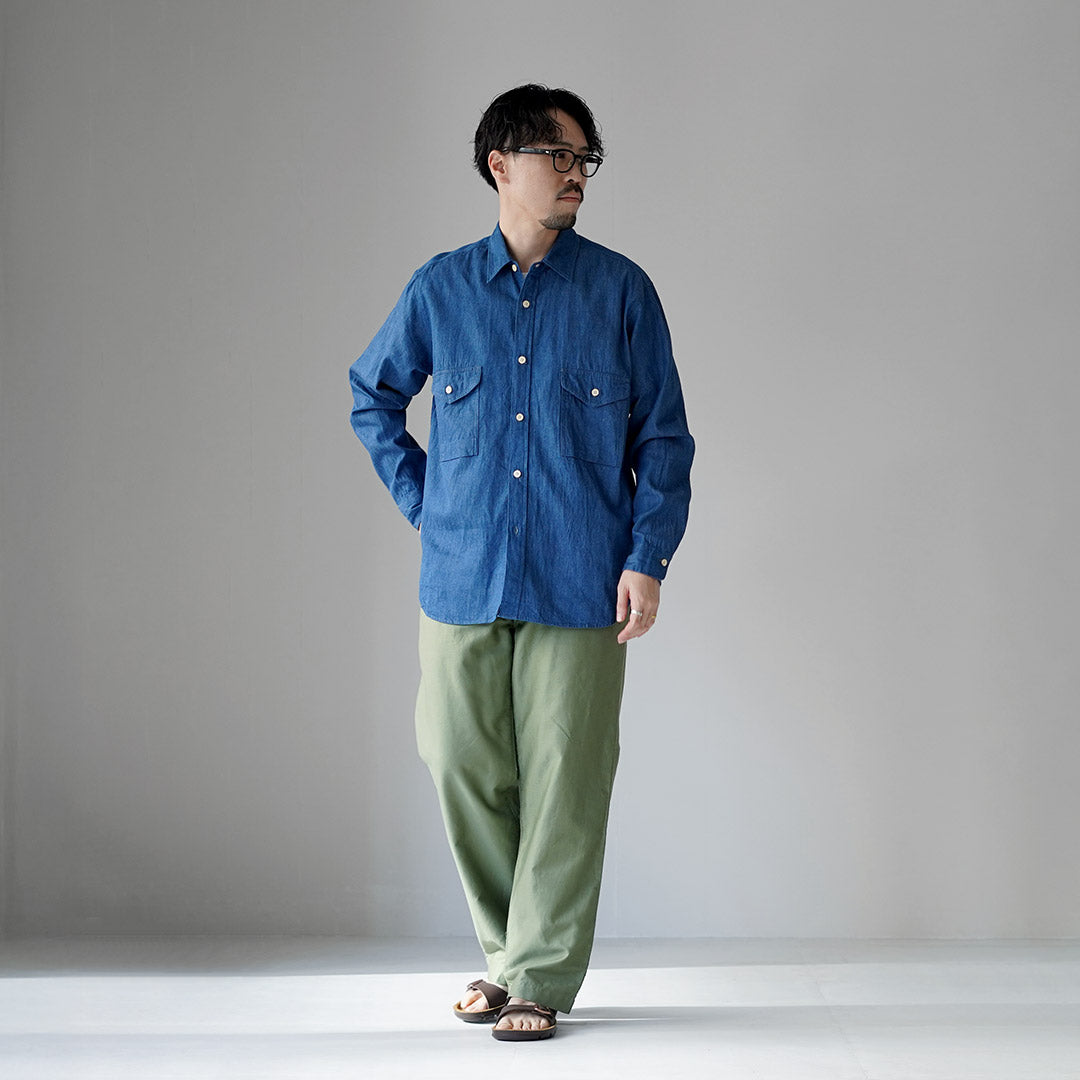 KEMA DESIGNS / 棉麻农夫衬衫