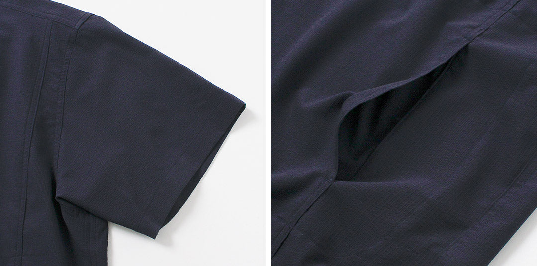 RAG / Breathable Seersucker Short Sleeve Shirt