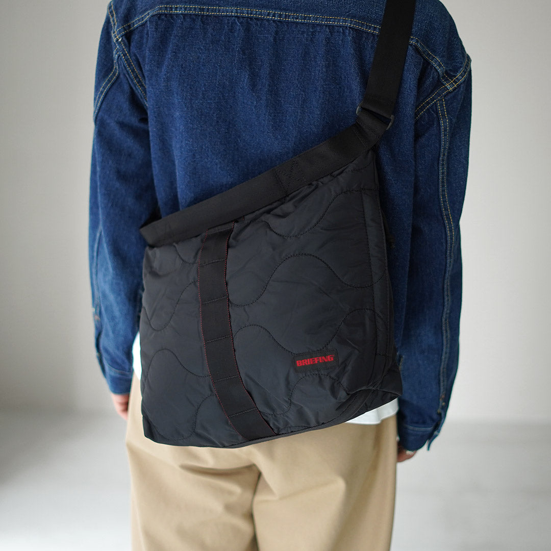 BRIEFING / Quilted Jumper M Shoulder Bag