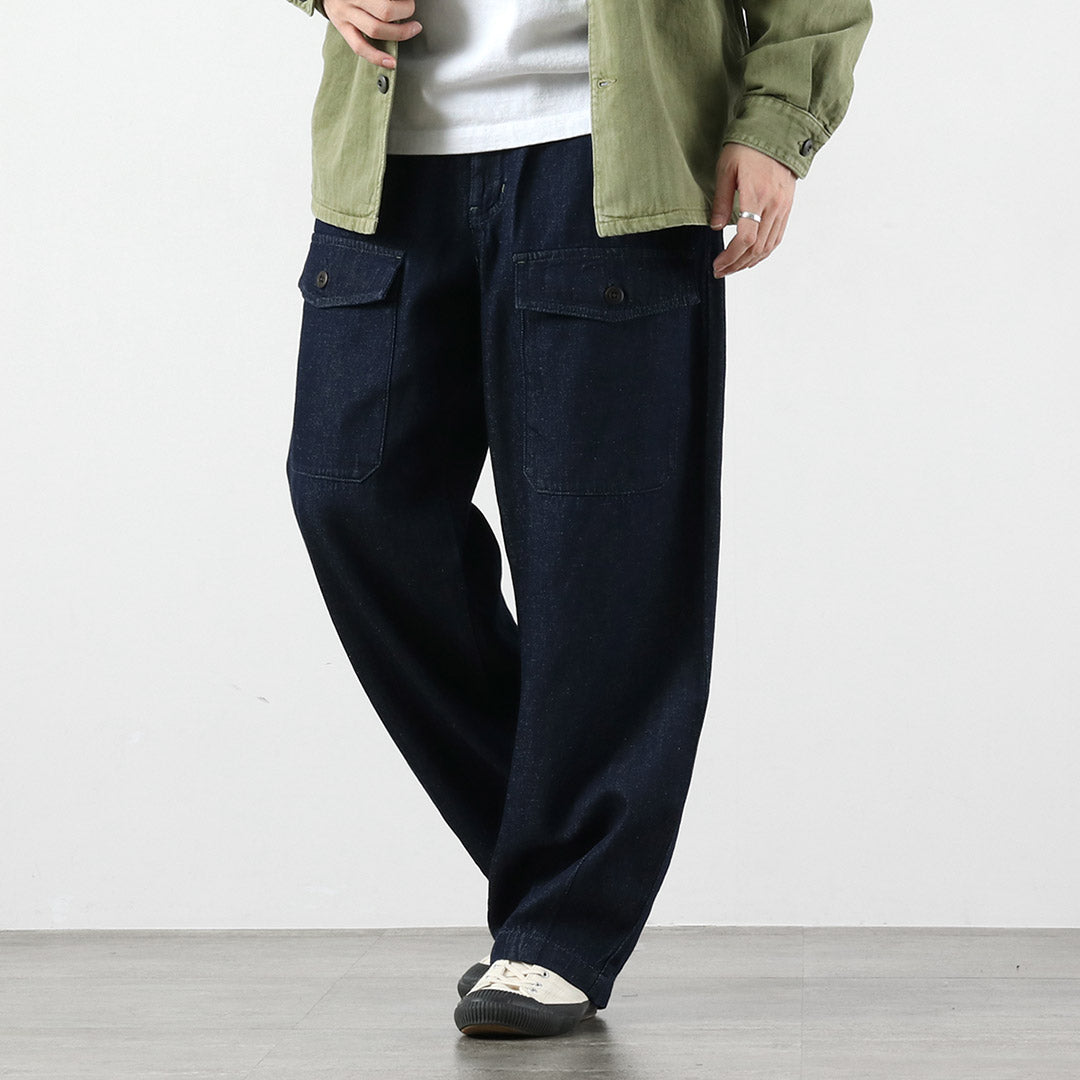 GOHEMP / 9oz Cotton-Hemp Front Pocket Modified Cargo Pants GOHEMP × KEMA DESIGNS