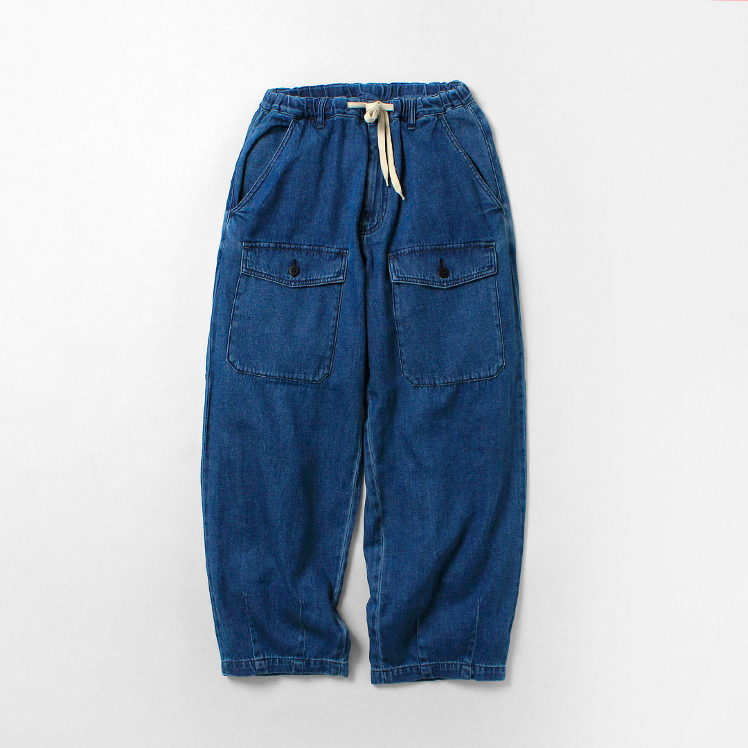 GOHEMP / 9oz Cotton-Hemp Front Pocket Modified Cargo Pants GOHEMP × KEMA DESIGNS