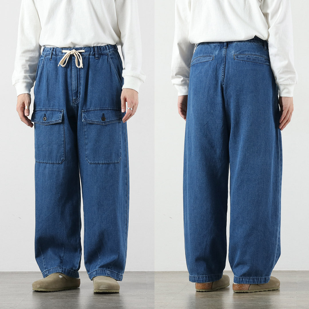 GOHEMP / 9oz Cotton-Hemp Front Pocket Modified Cargo Pants GOHEMP × KEMA DESIGNS