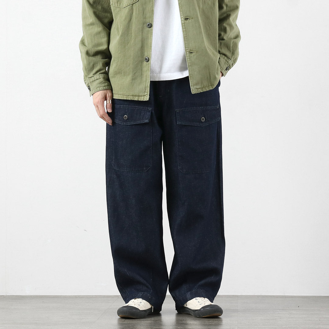 GOHEMP / 9oz Cotton-Hemp Front Pocket Modified Cargo Pants GOHEMP × KEMA DESIGNS