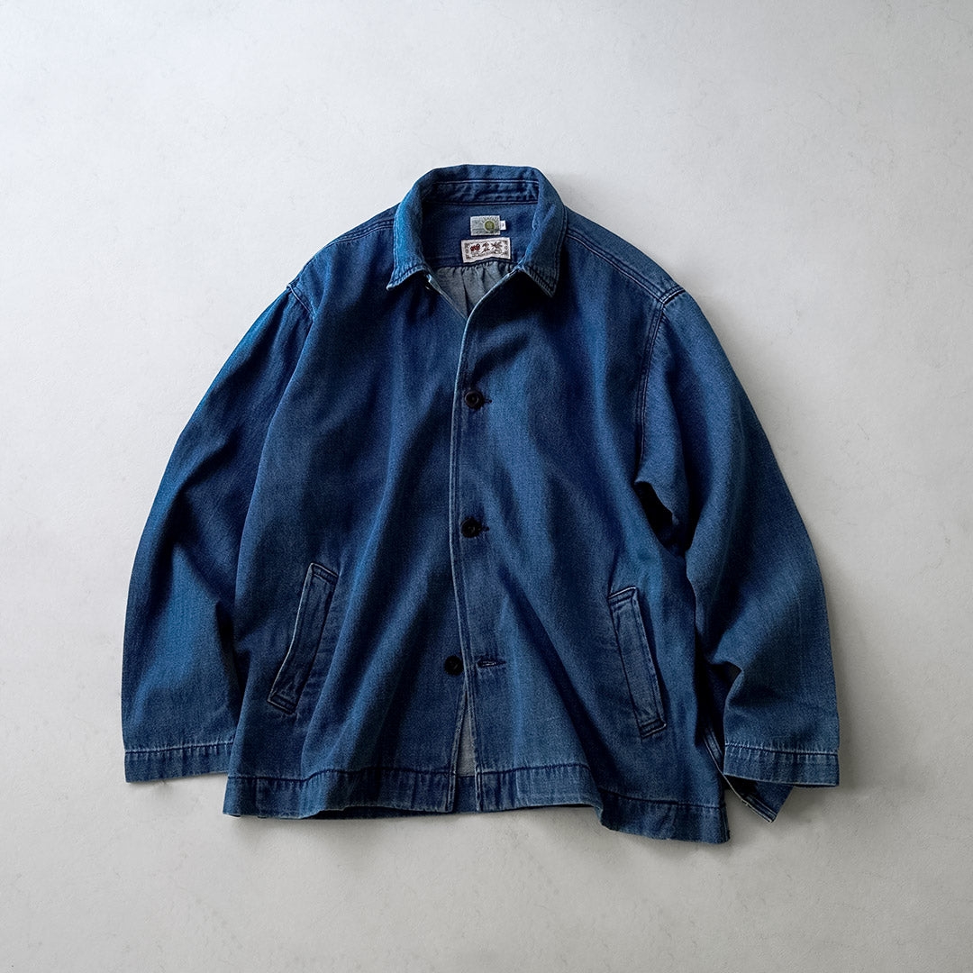 GOHEMP / 스페셜 오더 9온스 코튼 헴프 데님 오버셔츠 코트 GOHEMP × KEMA DESIGNS