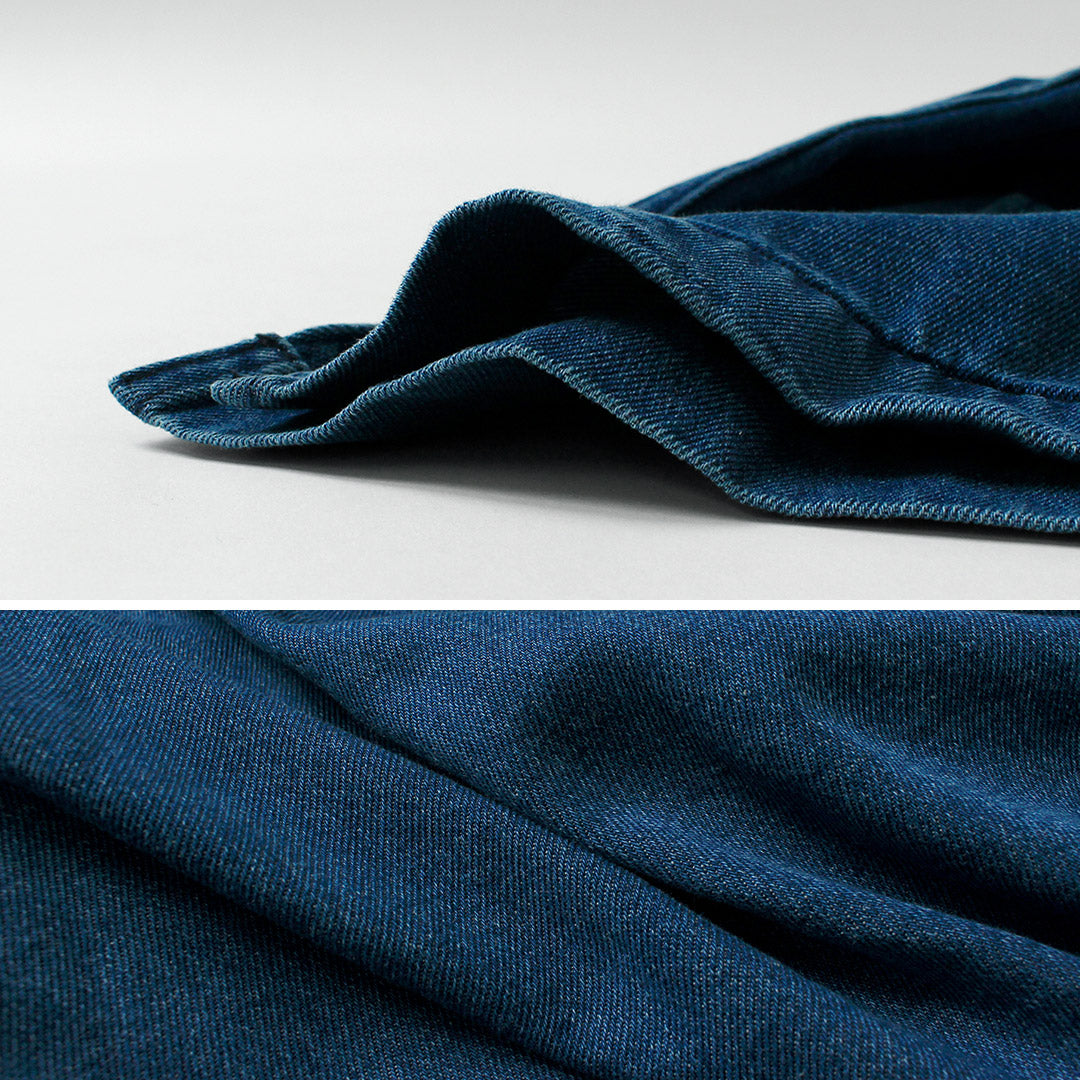 GOHEMP / 스페셜 오더 9온스 코튼 헴프 데님 오버셔츠 코트 GOHEMP × KEMA DESIGNS