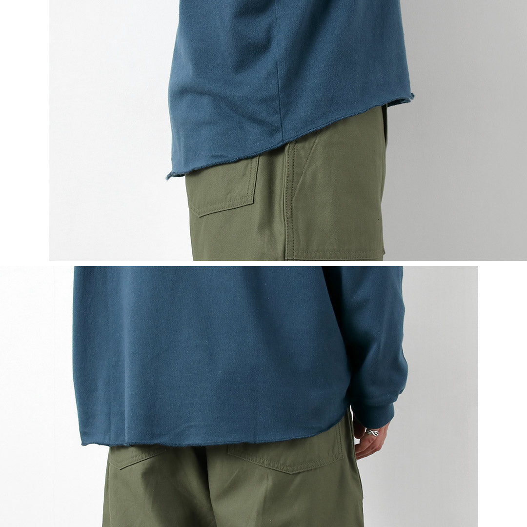 GOHEMP / 10oz Hemp Cotton Long Sleeve Round Hem T-Shirt GOHEMP × KEMA DESIGNS