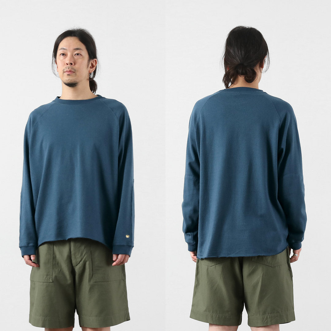 GOHEMP / 10oz Hemp Cotton Long Sleeve Round Hem T-Shirt GOHEMP × KEMA DESIGNS