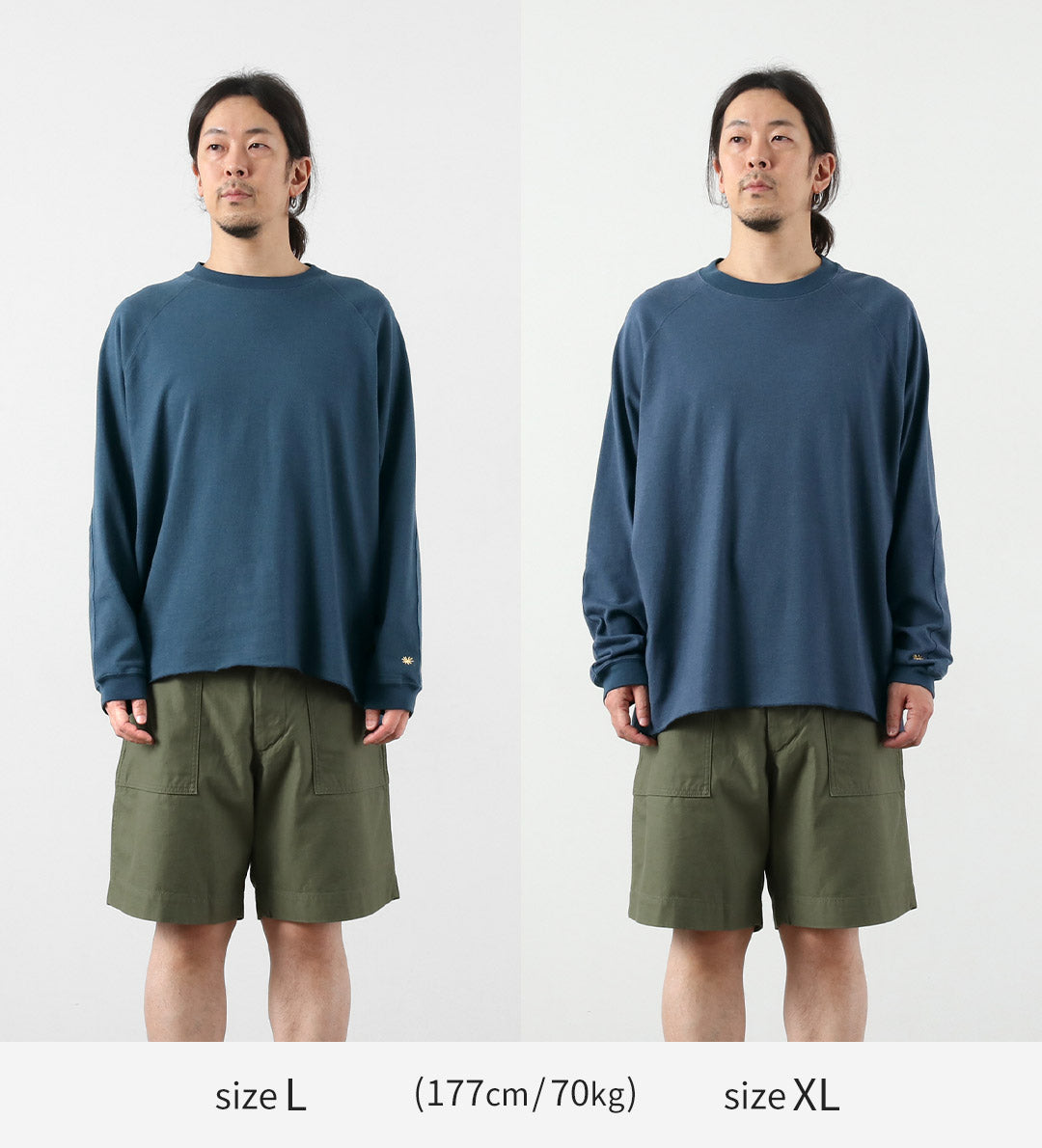 GOHEMP / 10oz Hemp Cotton Long Sleeve Round Hem T-Shirt GOHEMP × KEMA DESIGNS