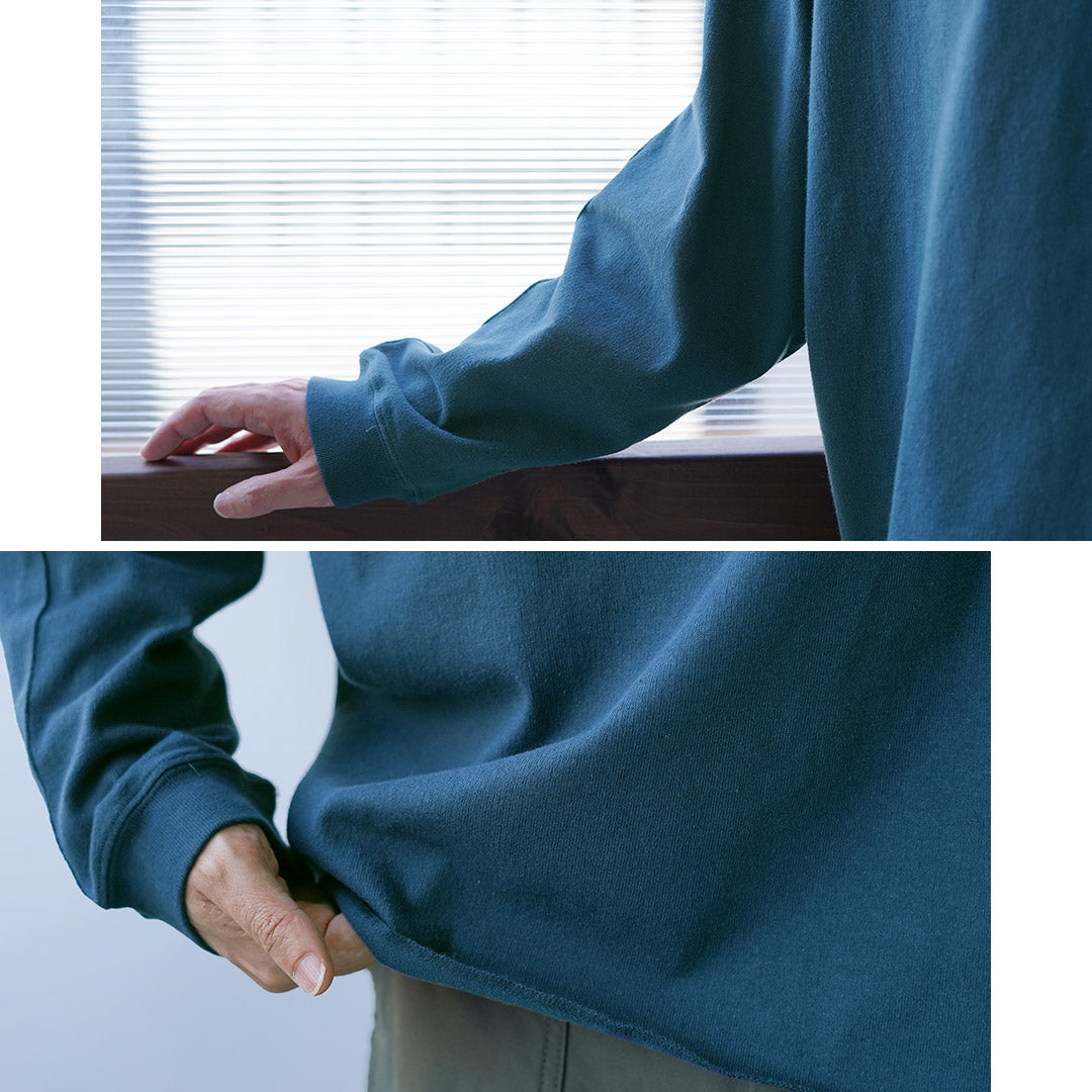 GOHEMP / 10oz Hemp Cotton Long Sleeve Round Hem T-Shirt GOHEMP × KEMA DESIGNS