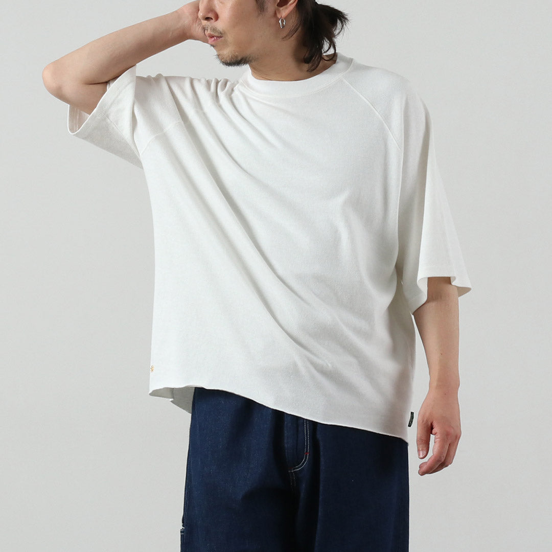 GOHEMP / 10oz Hemp Cotton Short Sleeve Round Hem T-Shirt GOHEMP × KEMA DESIGNS