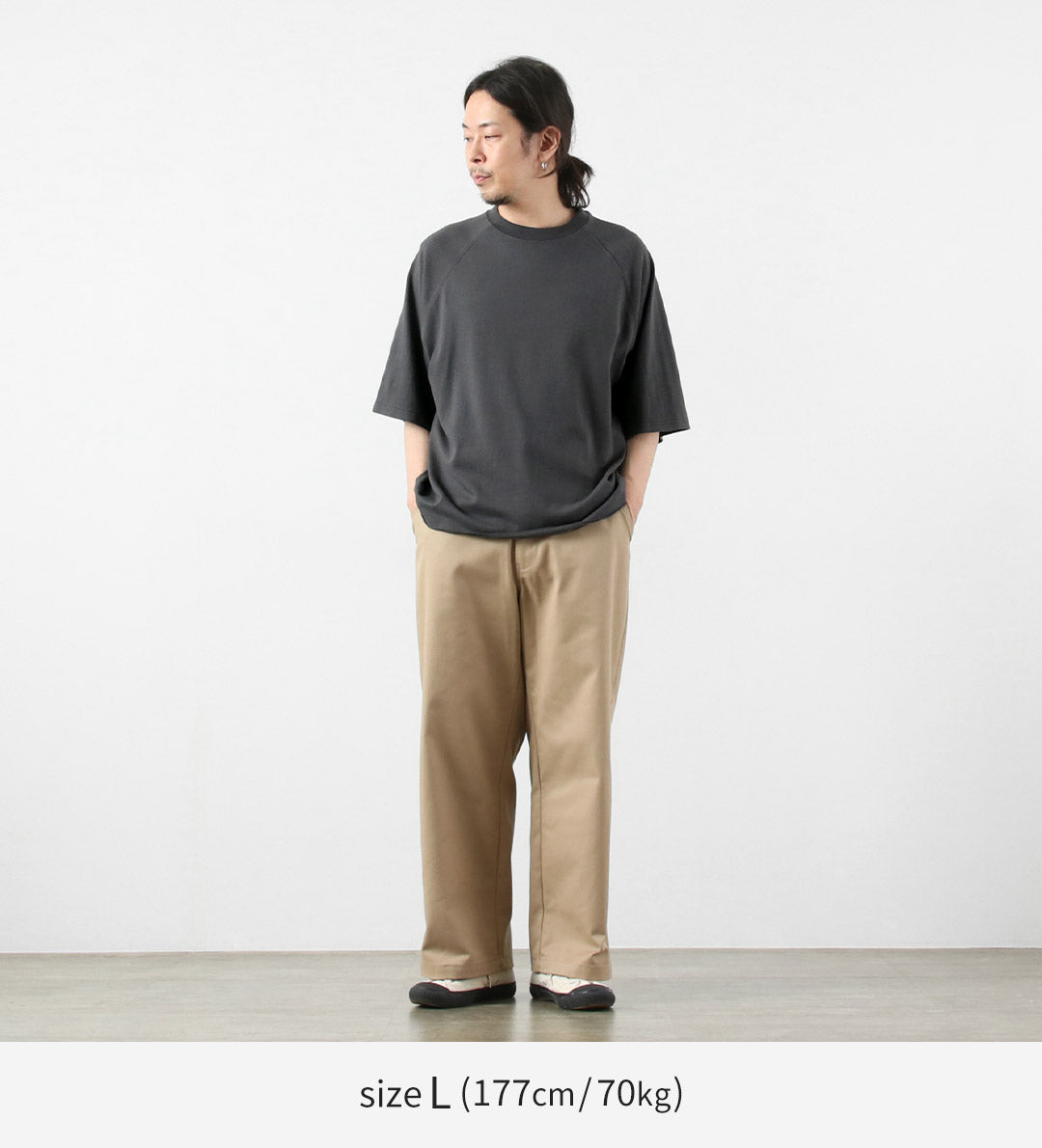 GOHEMP / 10oz Hemp Cotton Short Sleeve Round Hem T-Shirt GOHEMP × KEMA DESIGNS