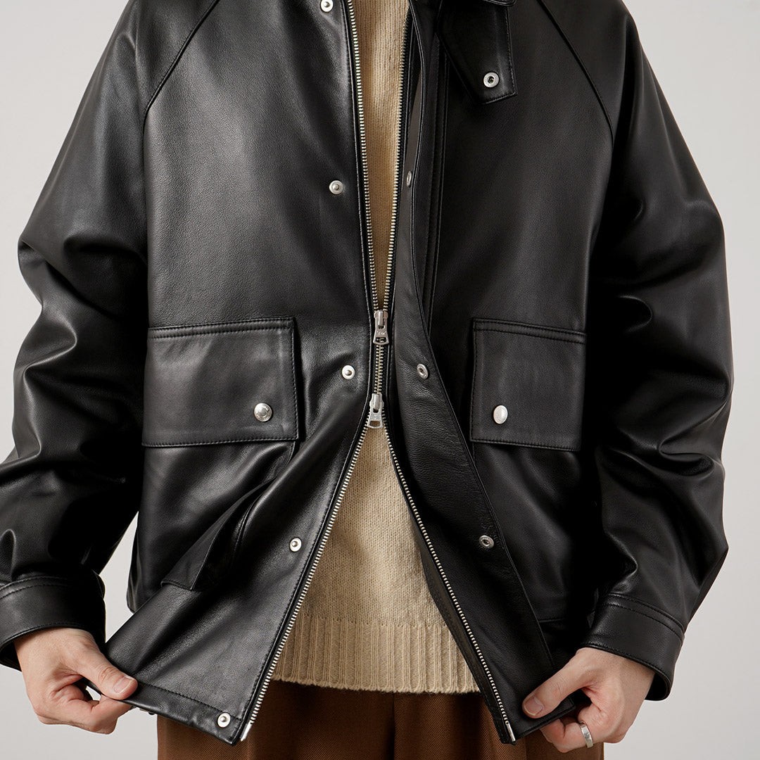 TRADITIONAL WEATHERWEAR / Elton Leather Field Jacket