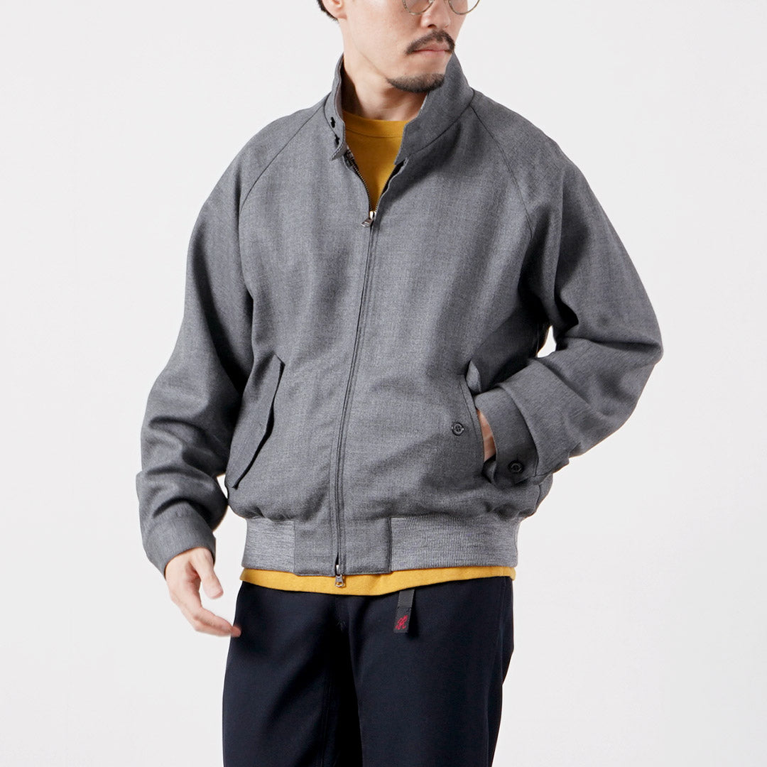 TRADITIONAL WEATHERWEAR / DENBIGH Wool Gabardine Swing Top Blouson
