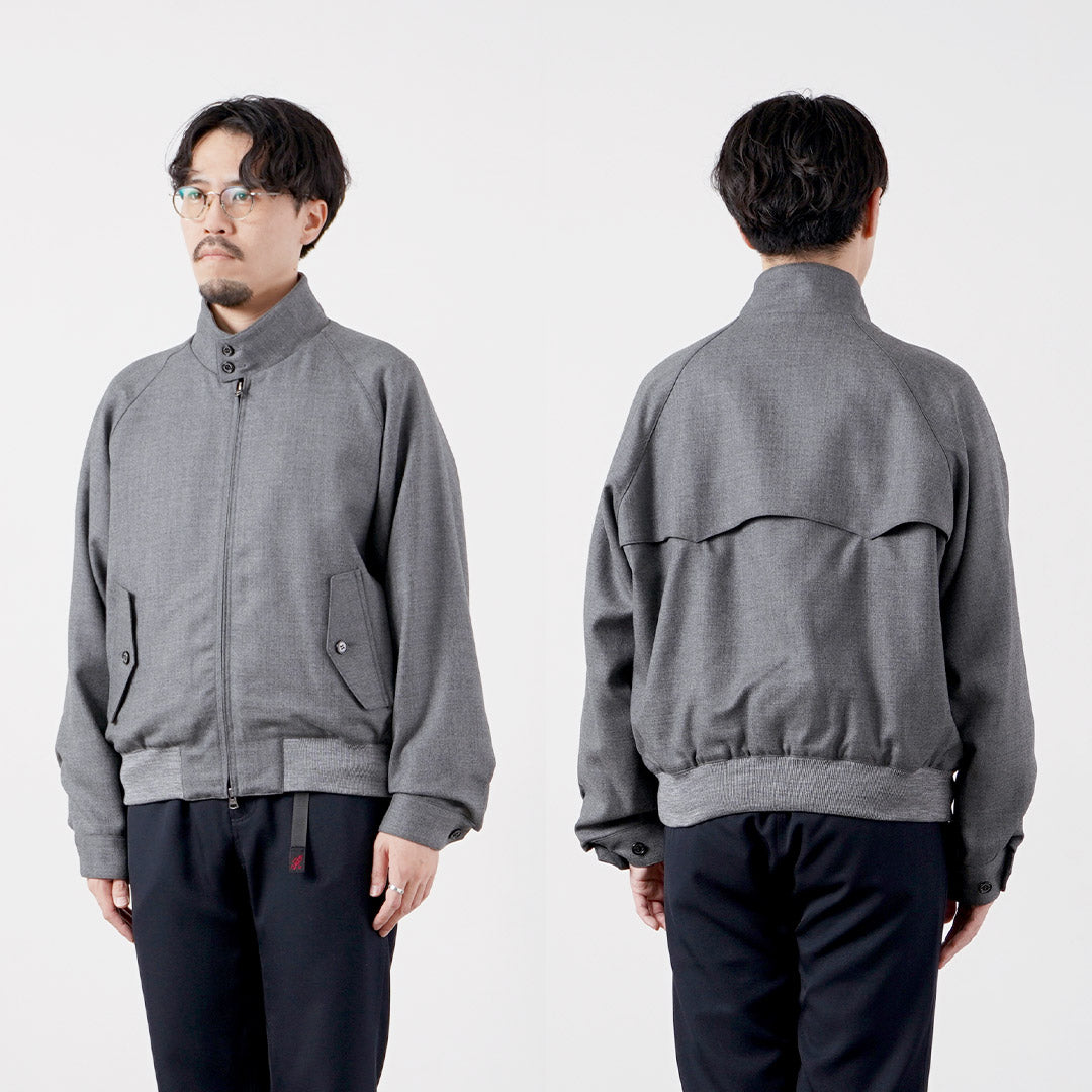 TRADITIONAL WEATHERWEAR / DENBIGH Wool Gabardine Swing Top Blouson