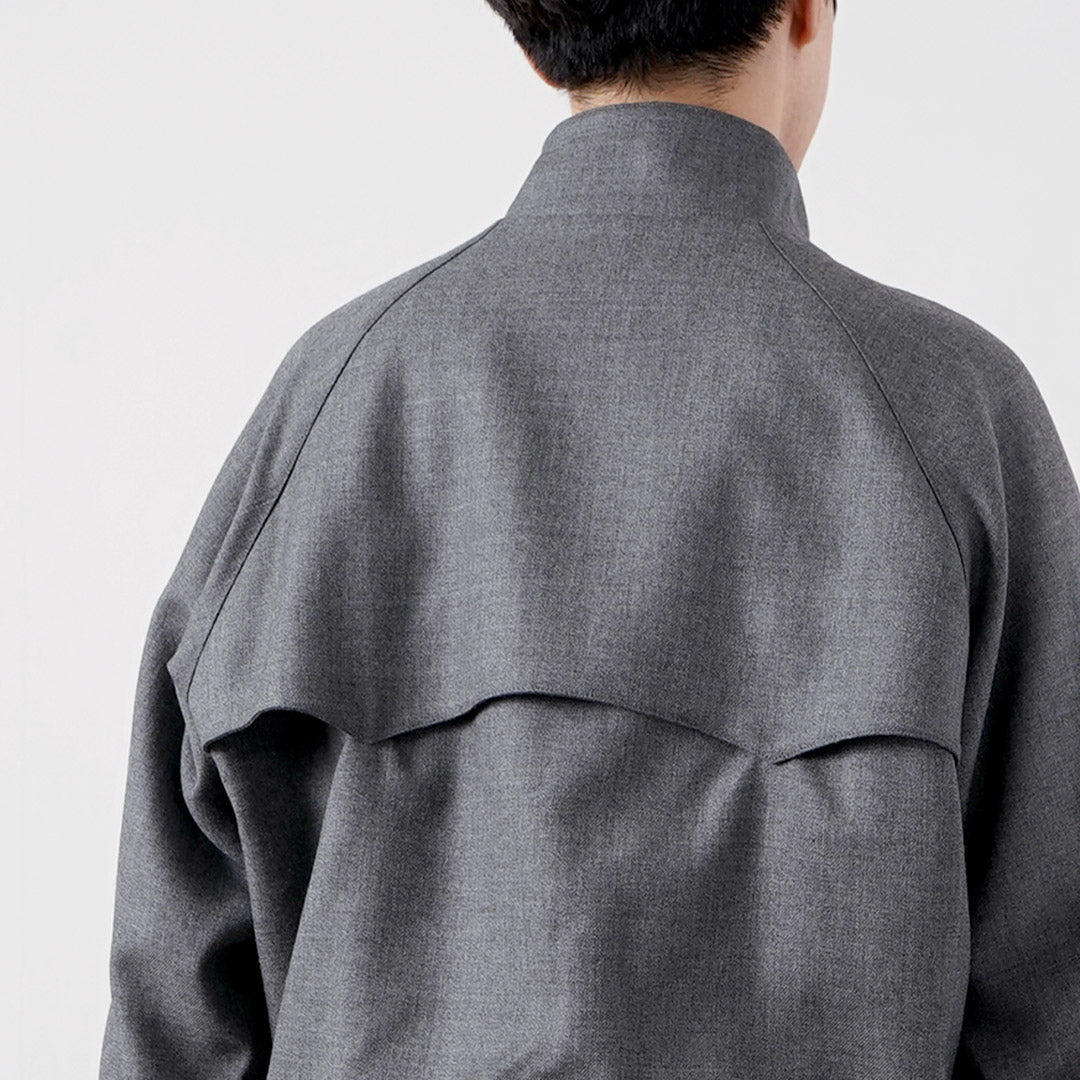 TRADITIONAL WEATHERWEAR / DENBIGH Wool Gabardine Swing Top Blouson