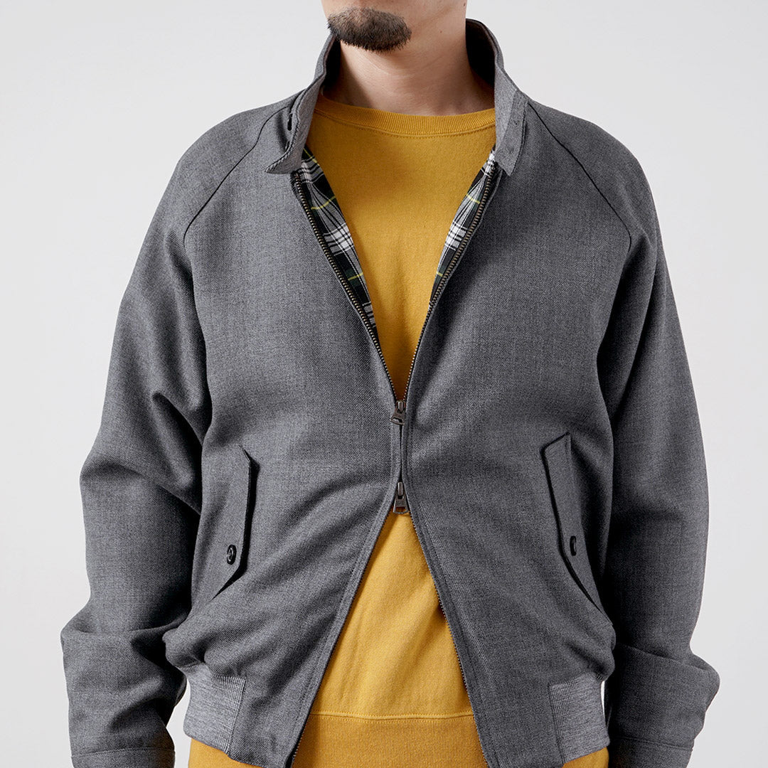TRADITIONAL WEATHERWEAR / DENBIGH Wool Gabardine Swing Top Blouson