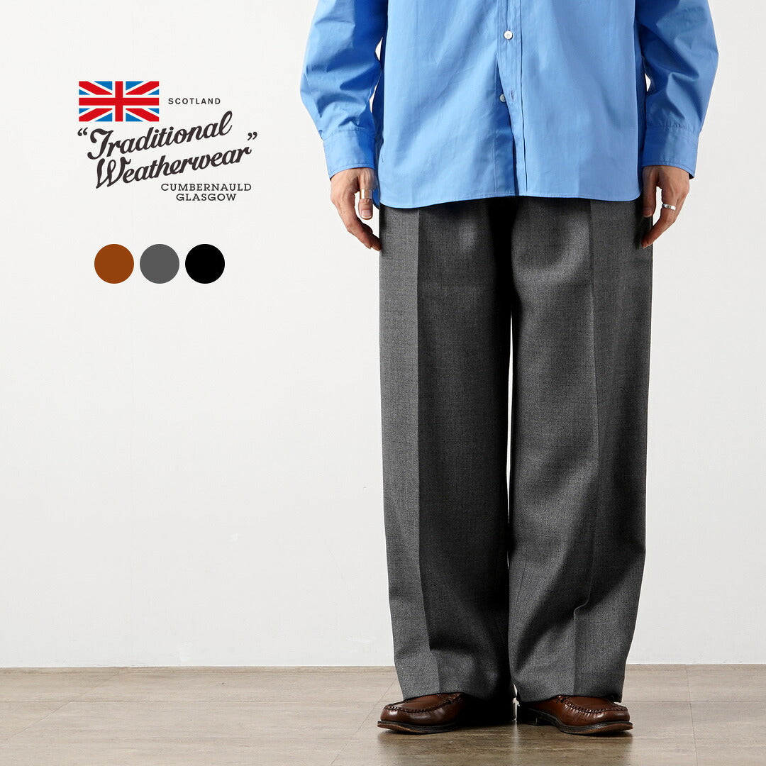 TRADITIONAL WEATHERWEAR / Wool Gabardine Union Slacks 102