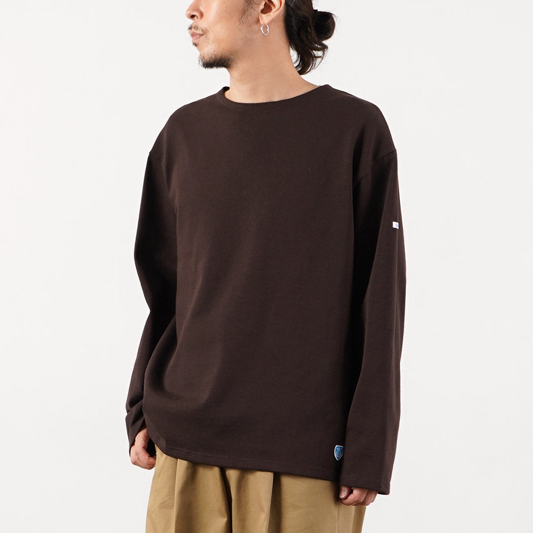 ORCIVAL / Crew Neck Long Sleeve Pullover French Basque Shirt