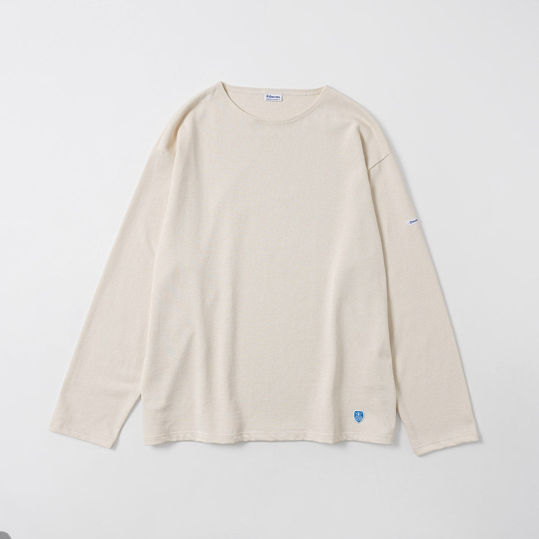 ORCIVAL / Crew Neck Long Sleeve Pullover French Basque Shirt
