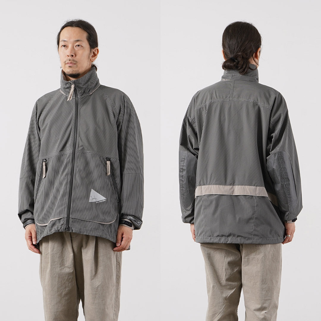 AND WANDER / Reflective Rip Hoodie