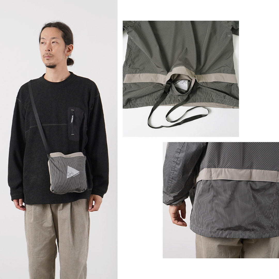 AND WANDER / Reflective Rip Hoodie
