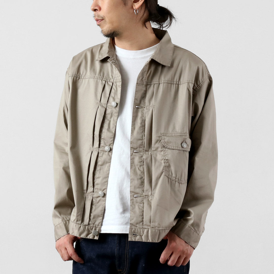 Veste camionneur Blue refabric / Reconstitution du modèle Dump des années 40, 1ère version