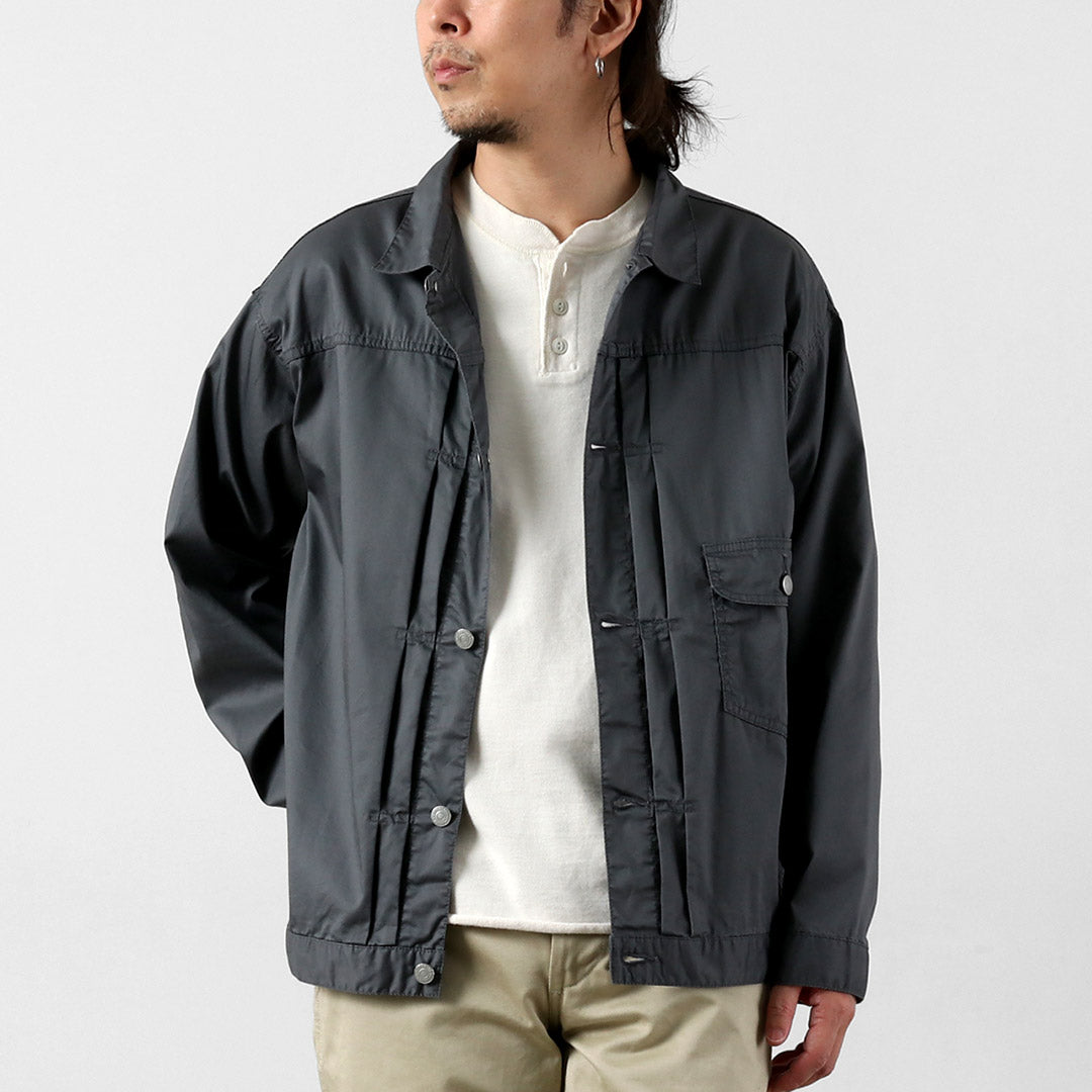 Veste camionneur Blue refabric / Reconstitution du modèle Dump des années 40, 1ère version
