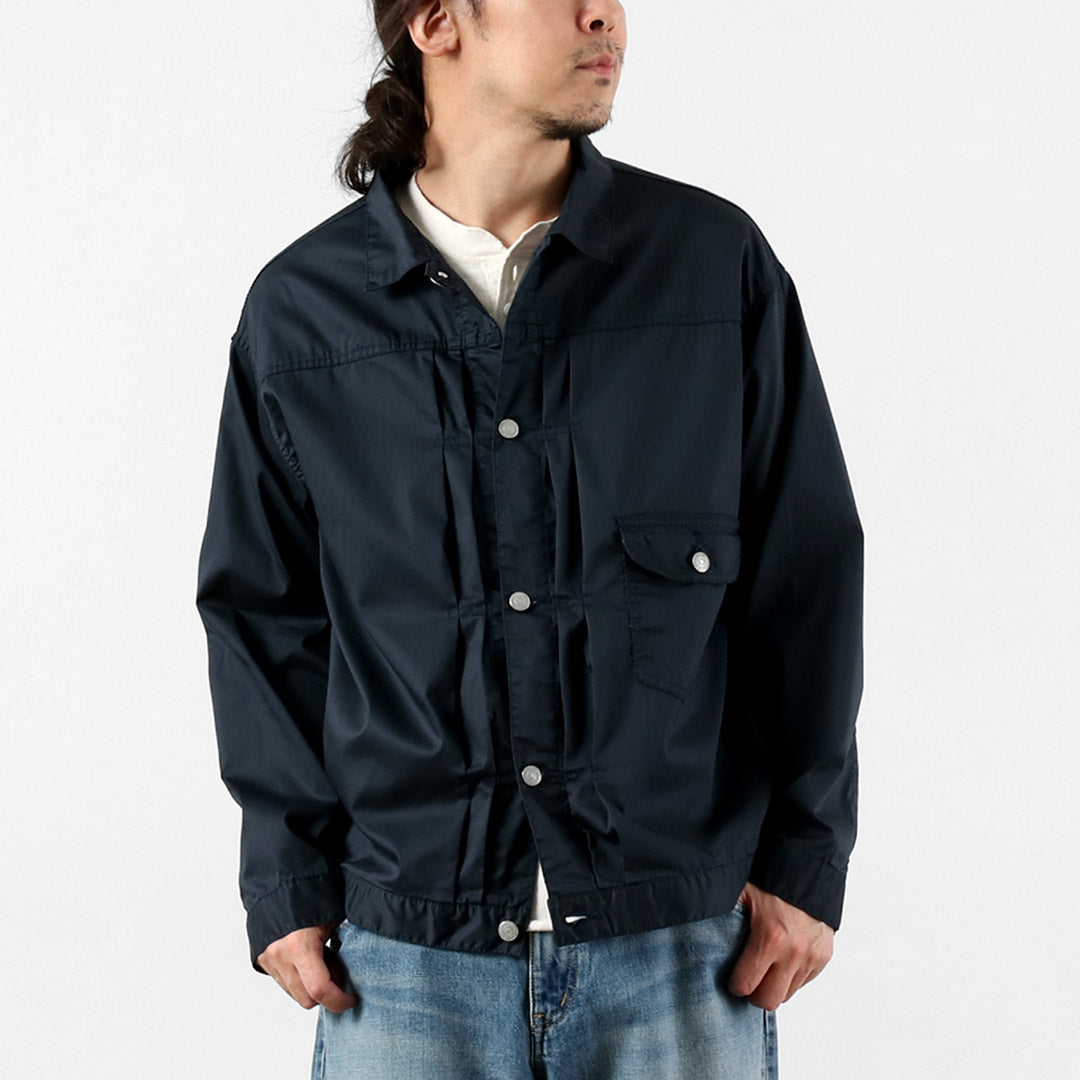 Veste camionneur Blue refabric / Reconstitution du modèle Dump des années 40, 1ère version