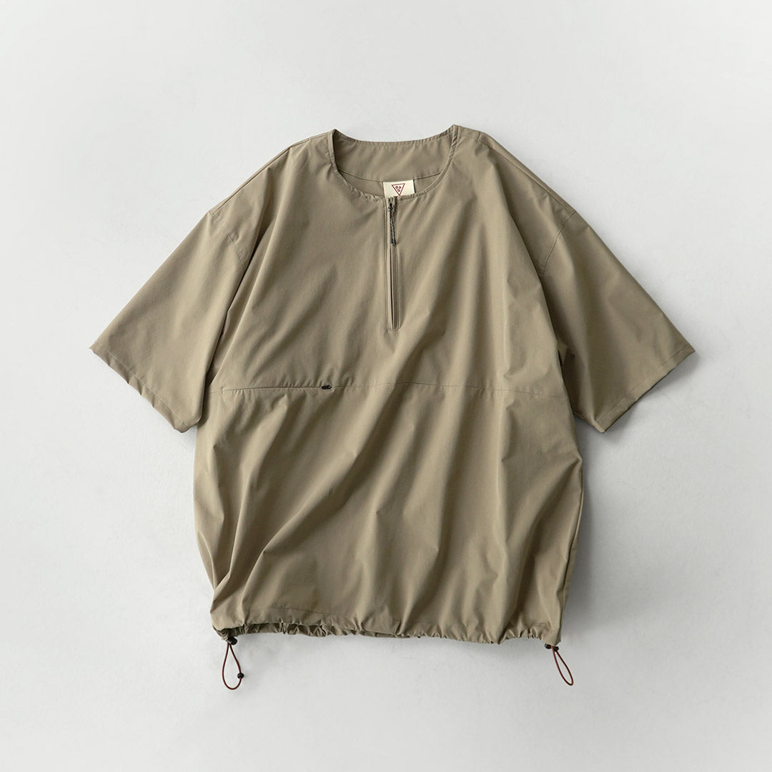 RAG / T-shirt pull à manches courtes demi-zip
