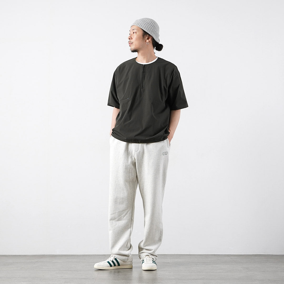 RAG / T-shirt pull à manches courtes demi-zip