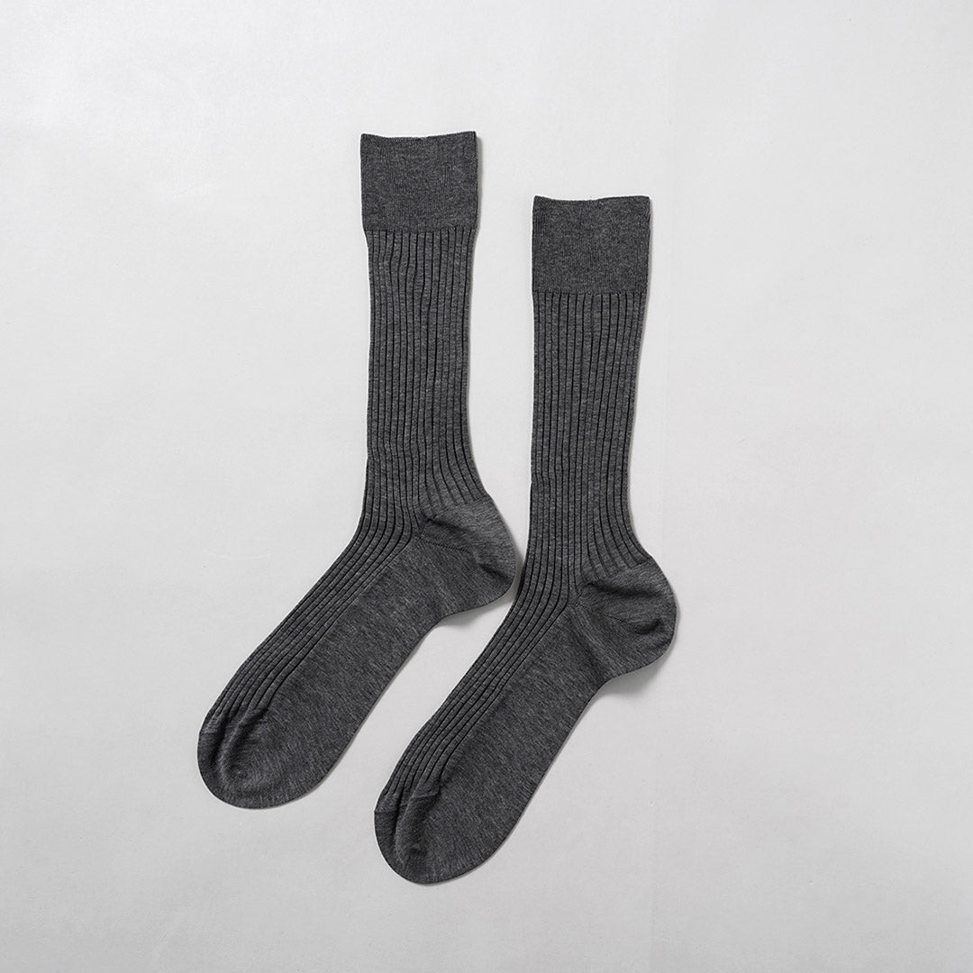 PANTHERELLA / Danvers 5x3 Rib Cotton Men's Dress Socks