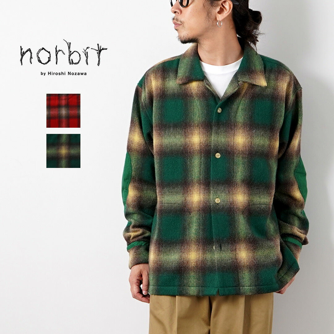 NORBIT / 옴브레 체크 셔츠