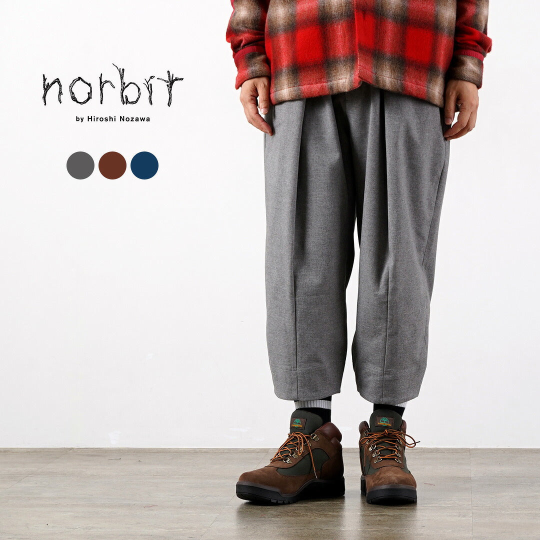 NORBIT / 테크 울 크롭 이지 팬츠