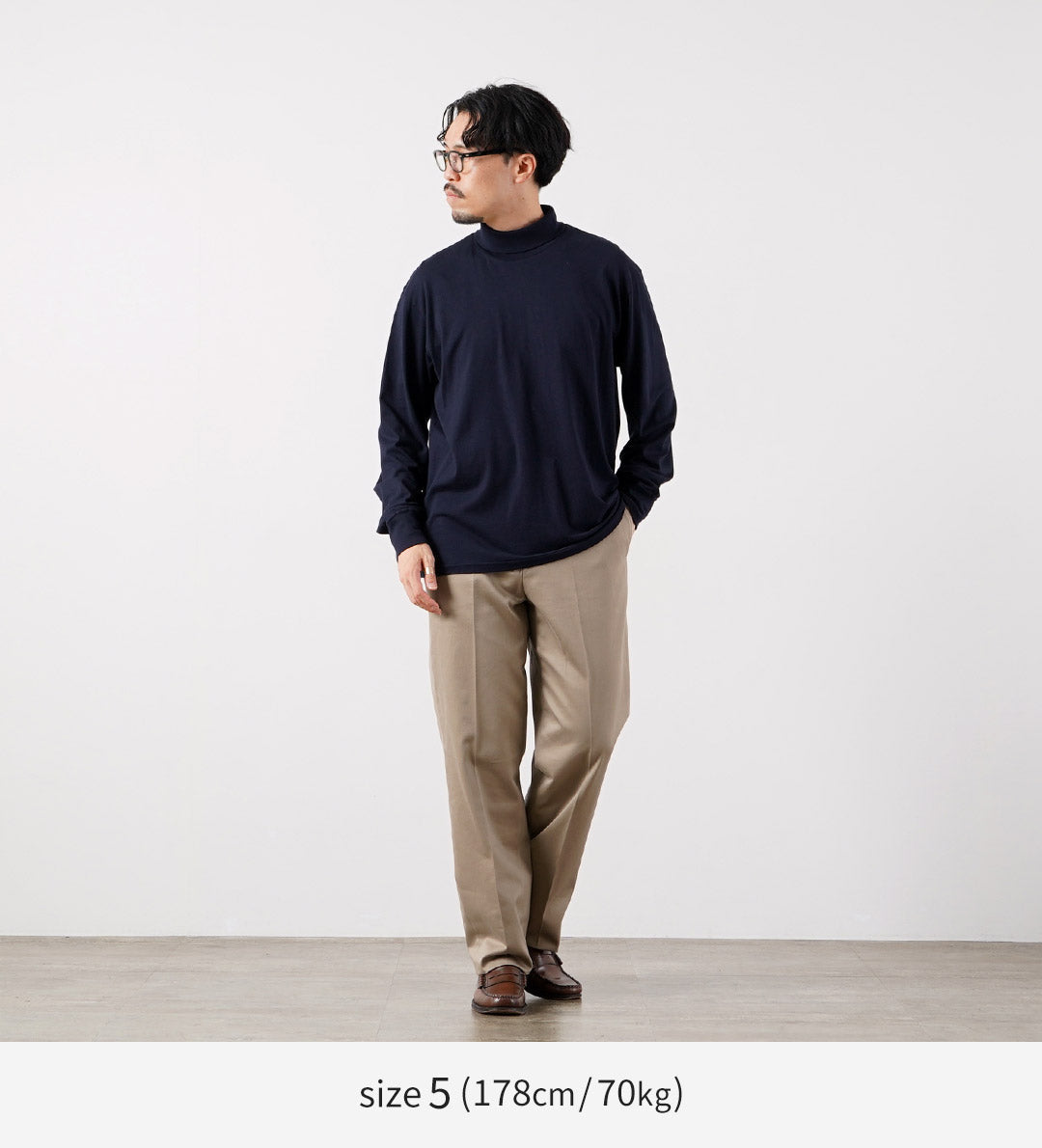 FILMELANGE / CORD Cotton-Cashmere Jersey Turtleneck T-Shirt