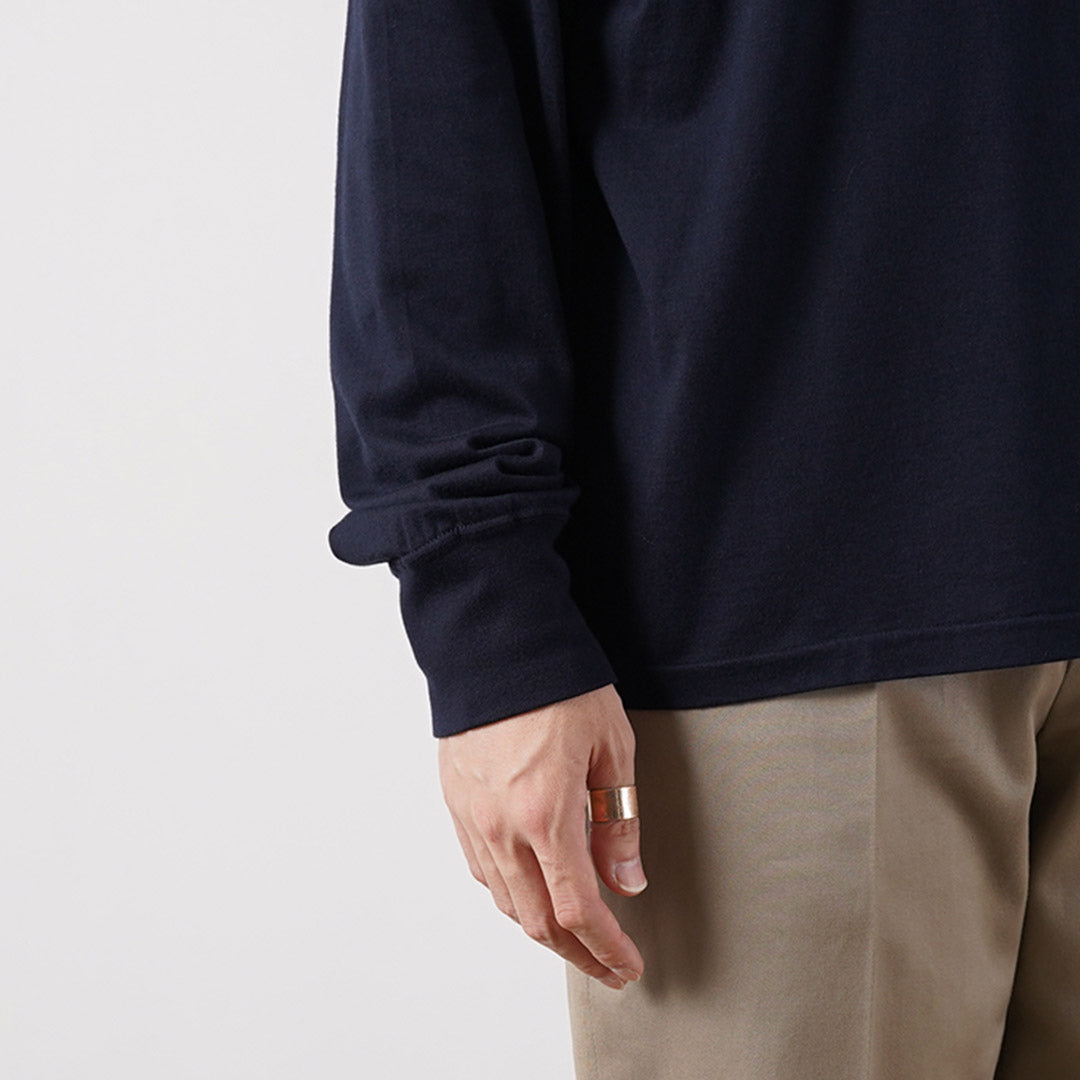 FILMELANGE / CORD Cotton-Cashmere Jersey Turtleneck T-Shirt