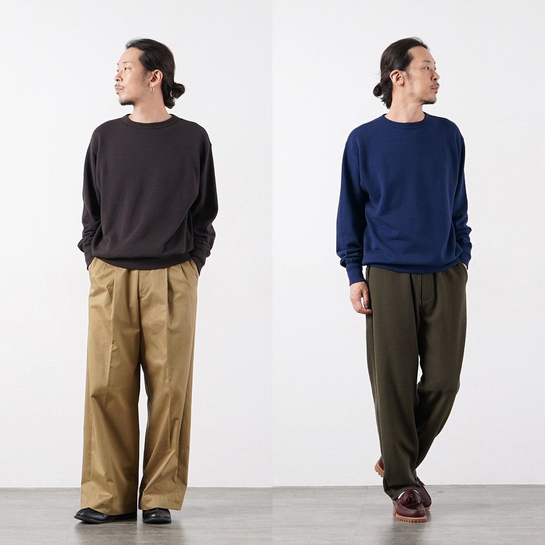 FILMELANGE / RALPH Comfort Loopback Crew Neck Sweatshirt