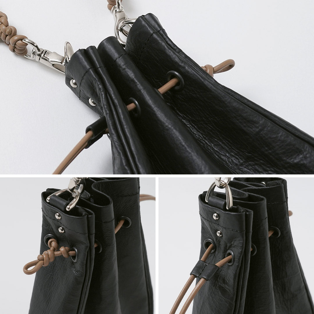SENTI / Dyneema 가죽 메디신 백 M + 핸드 스트랩