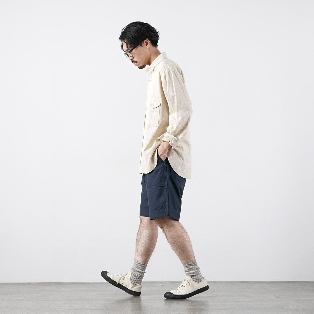 FOB FACTORY / F4171 Pantalones cortos panaderos