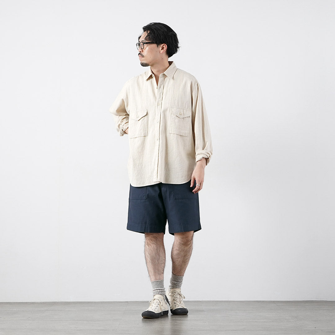 FOB FACTORY / F4171 Pantalones cortos panaderos