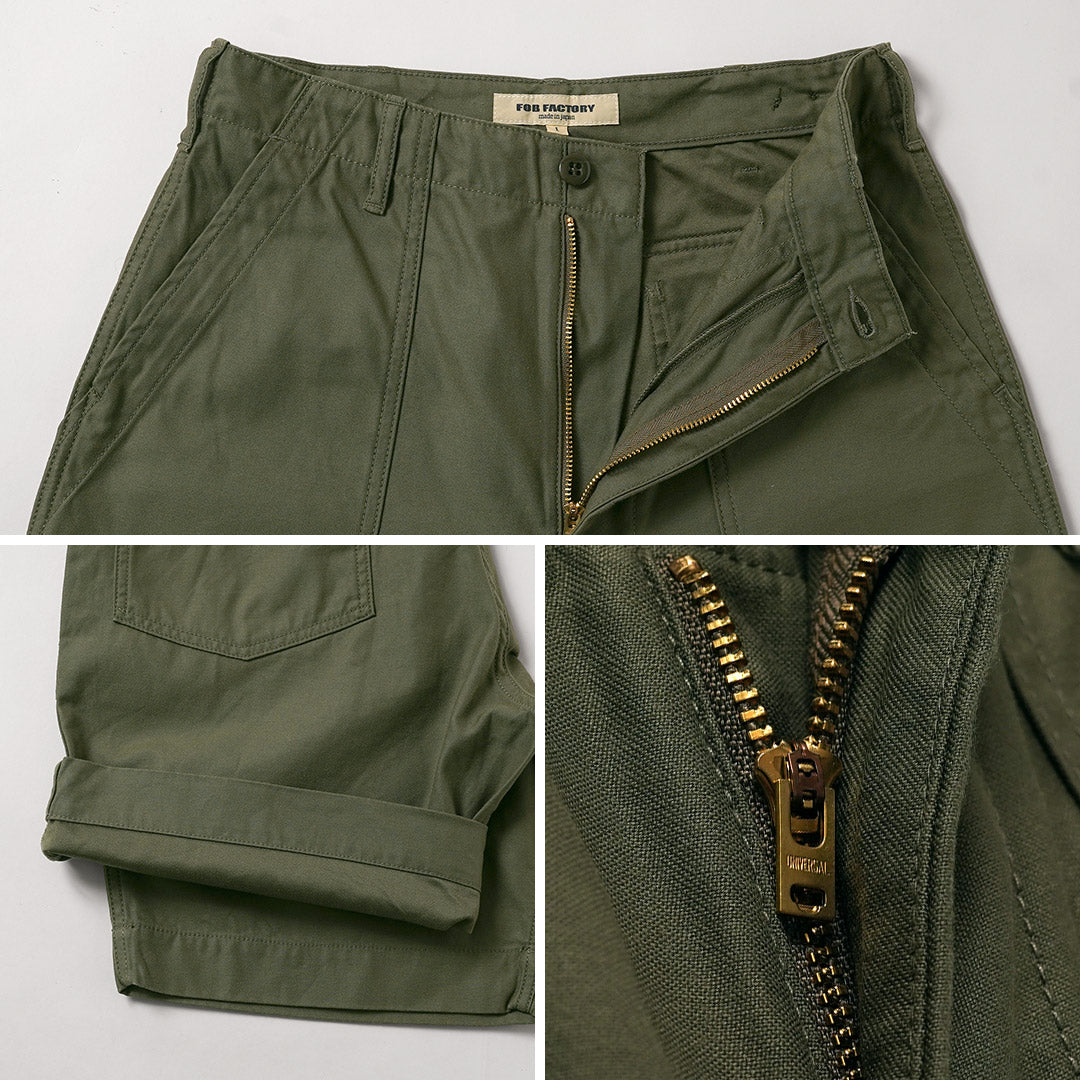 FOB FACTORY / F4171 Pantalones cortos panaderos