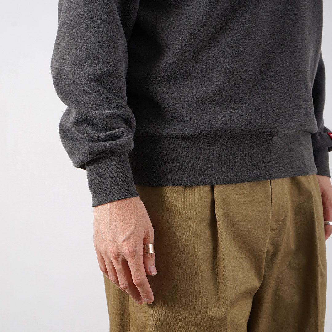 HEALTHKNIT / Classic Sweatshirt Henley Neck (Vintage Finish)