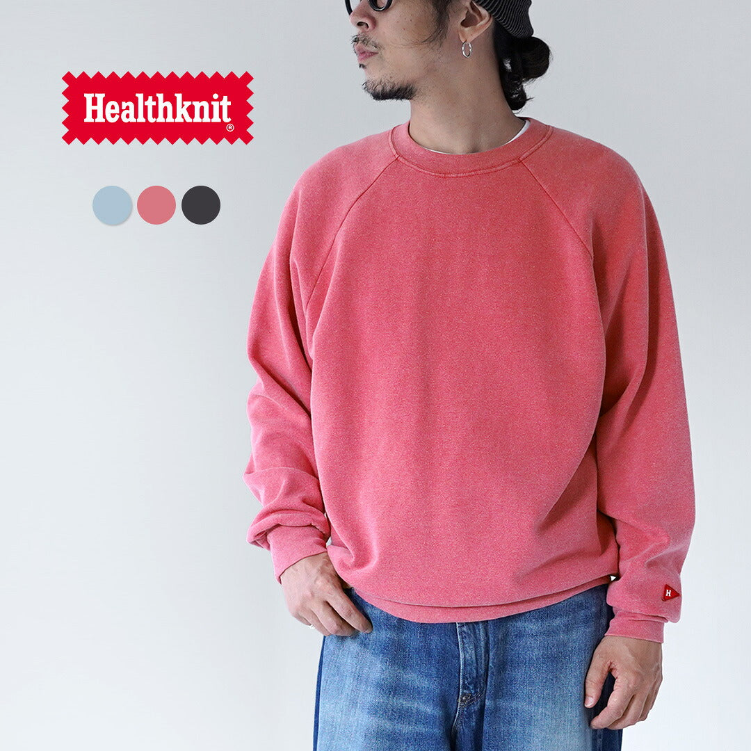 HEALTHKNIT / Classic Sweatshirt Crew Neck (Vintage Finish)