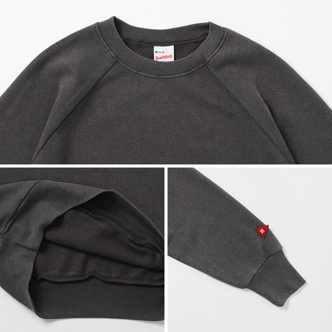 HEALTHKNIT / Classic Sweatshirt Crew Neck (Vintage Finish)