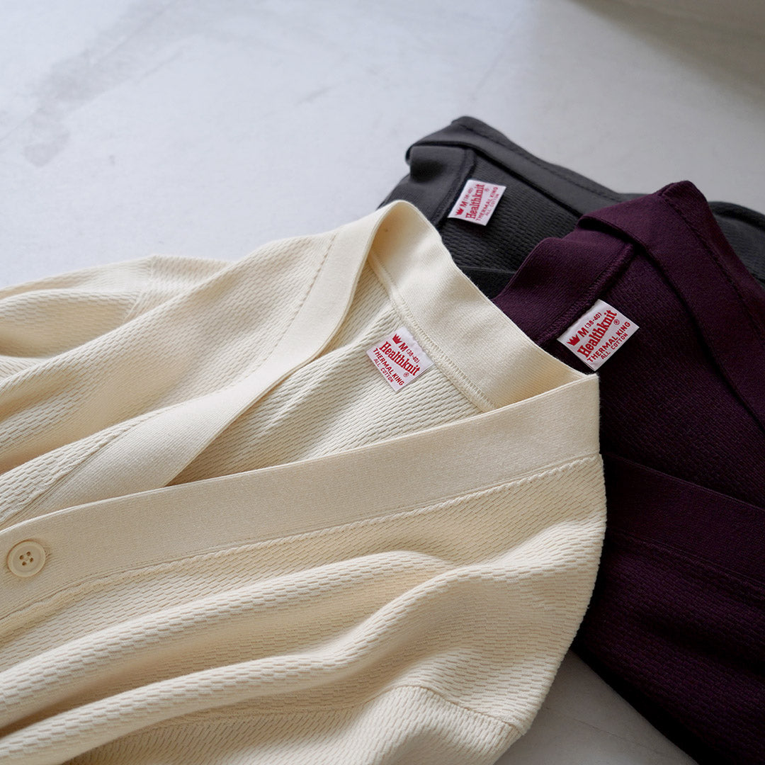 HEALTHKNIT / Thermal King 拉舍尔蜂窝开衫长袖